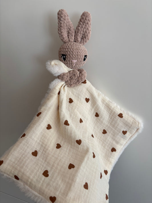 Doudou lapin câlin mixte
